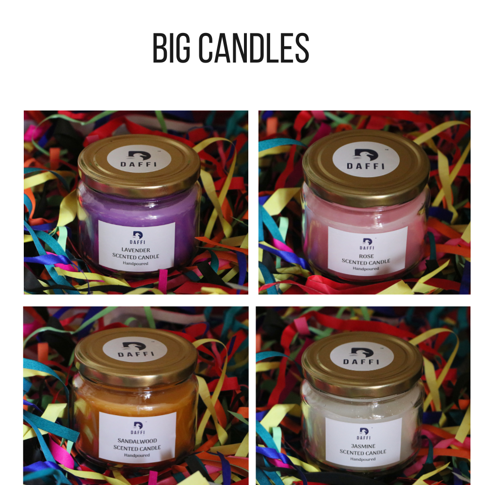 Daffi Lavendar Scented Candle (Handpoured)