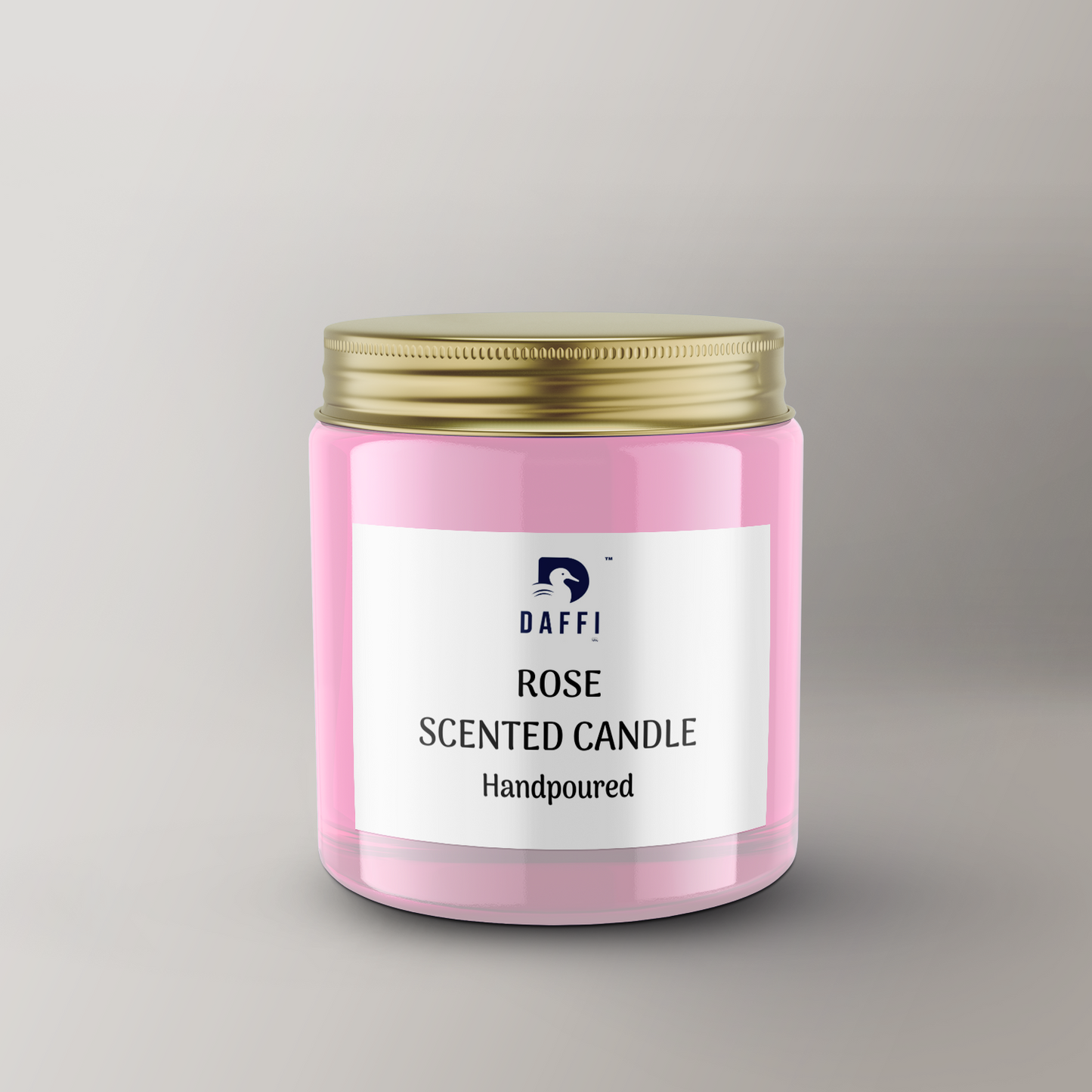 Daffi Rose Scented Candle Handpoured