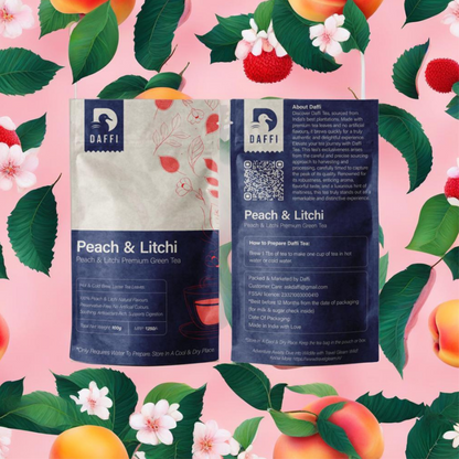 Peach & Litchi Premium Green Tea