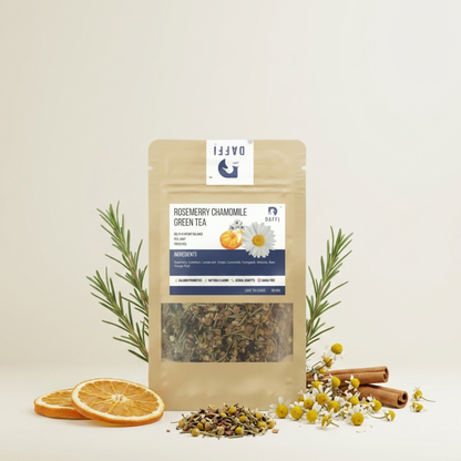 Rosemary Chamomile Green Tea | Herbal Slim Tea | Daffi