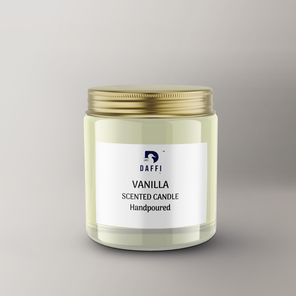 Daffi Vanilla Scented Candle(Handpoured)