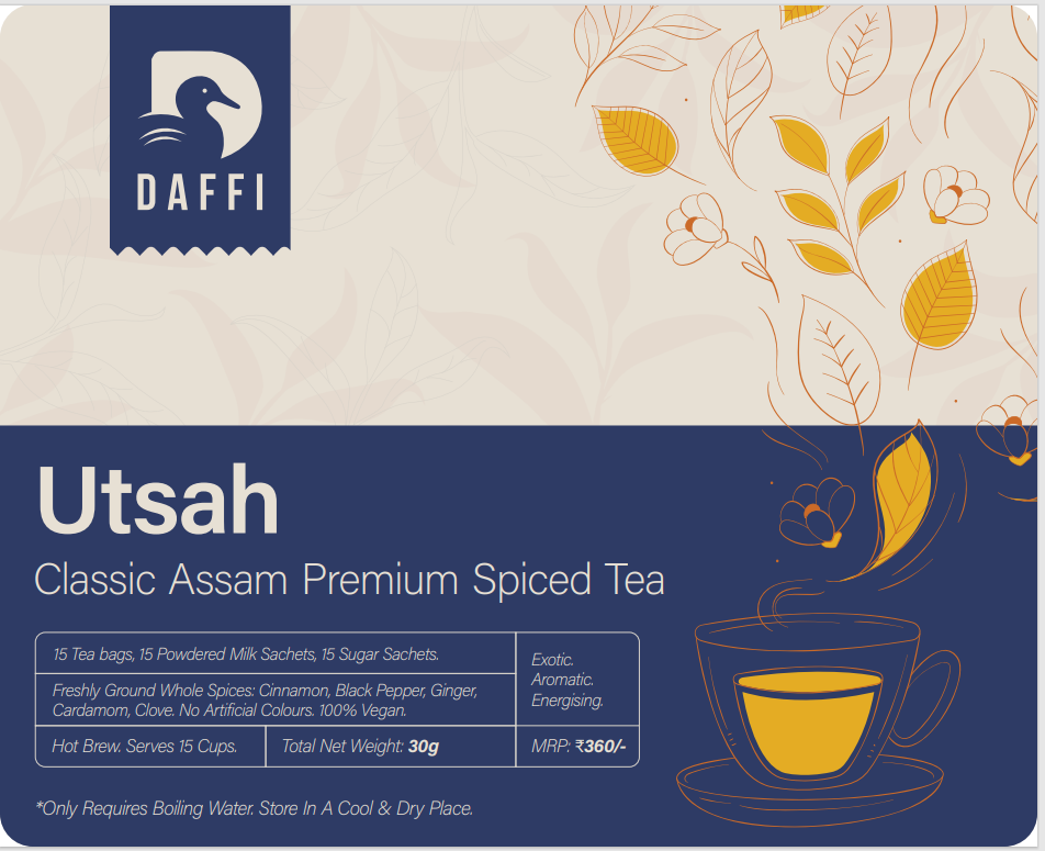 15 Tea Bags Box - Daffi Utsah Assam Spiced Tea