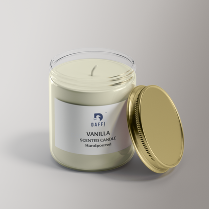 Daffi Vanilla Scented Candle(Handpoured)