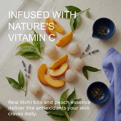 Peach Litchi Green Tea | Skin Glow| Daffi