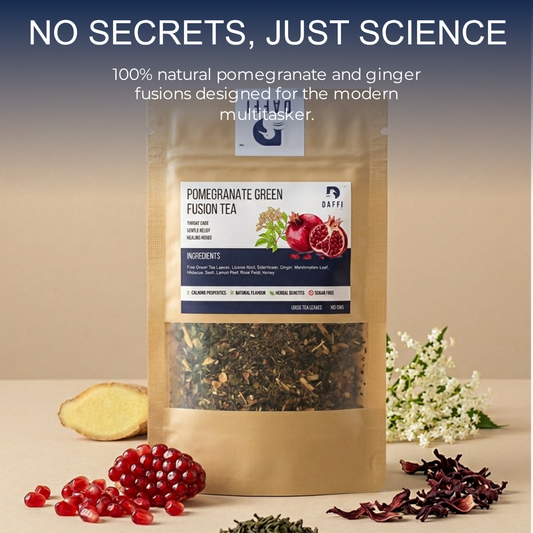 Pomegranate Green Tea | Immunity Booster Tea | Daffi