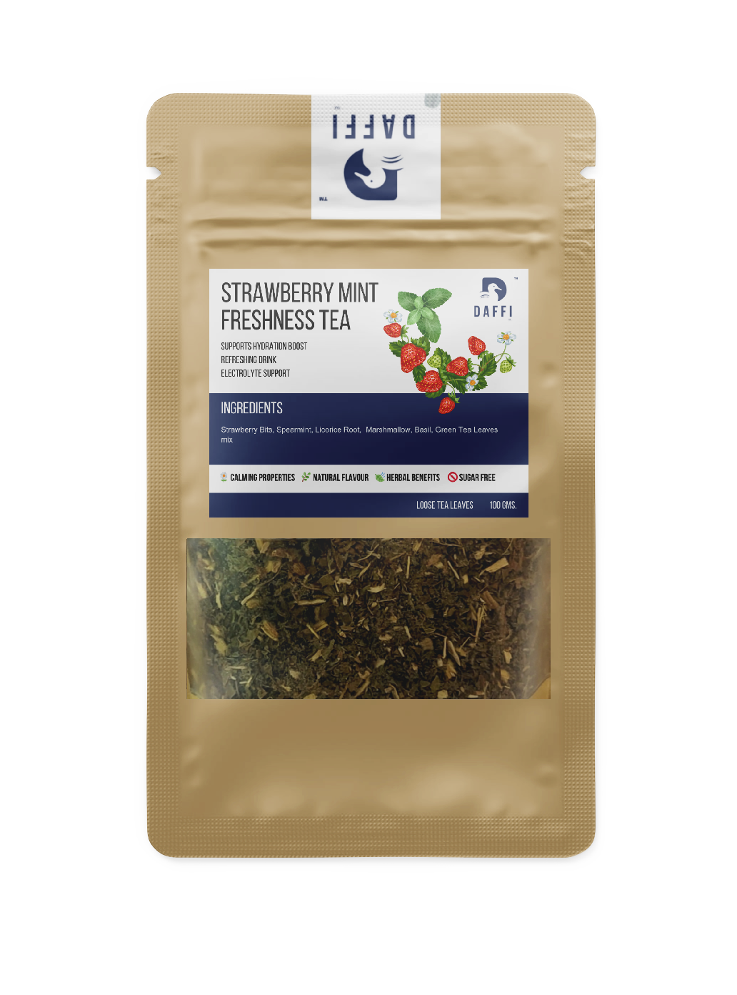 Daffi StrawBerry Mint Green Tea Buy Online